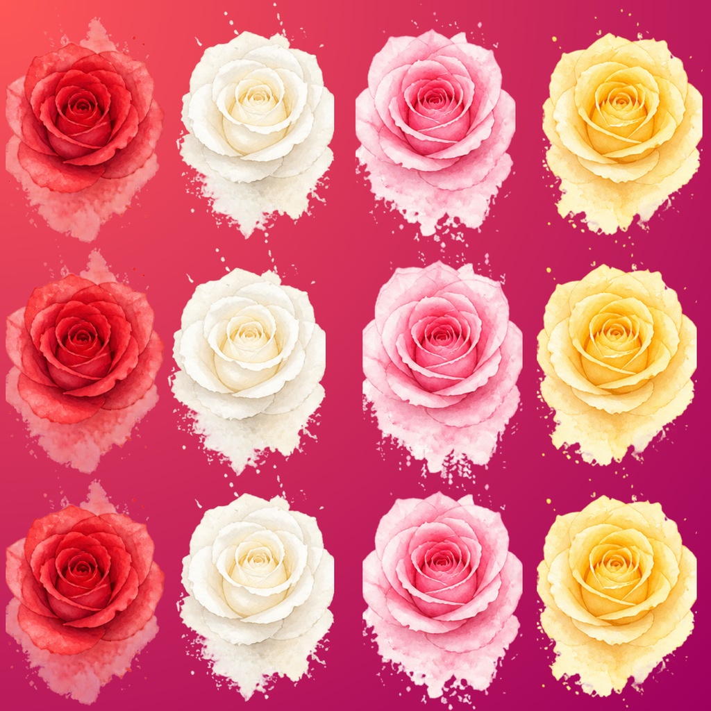 薔薇花ラッピング用RED