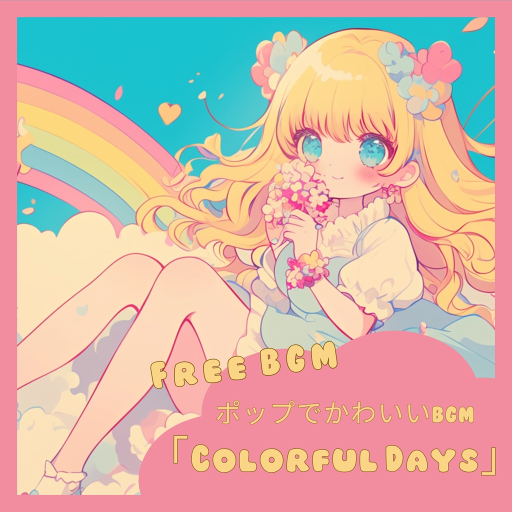 【フリーBGM】「 Colorful Days 」ポップでかわいいBGM / 作業・配信 / 