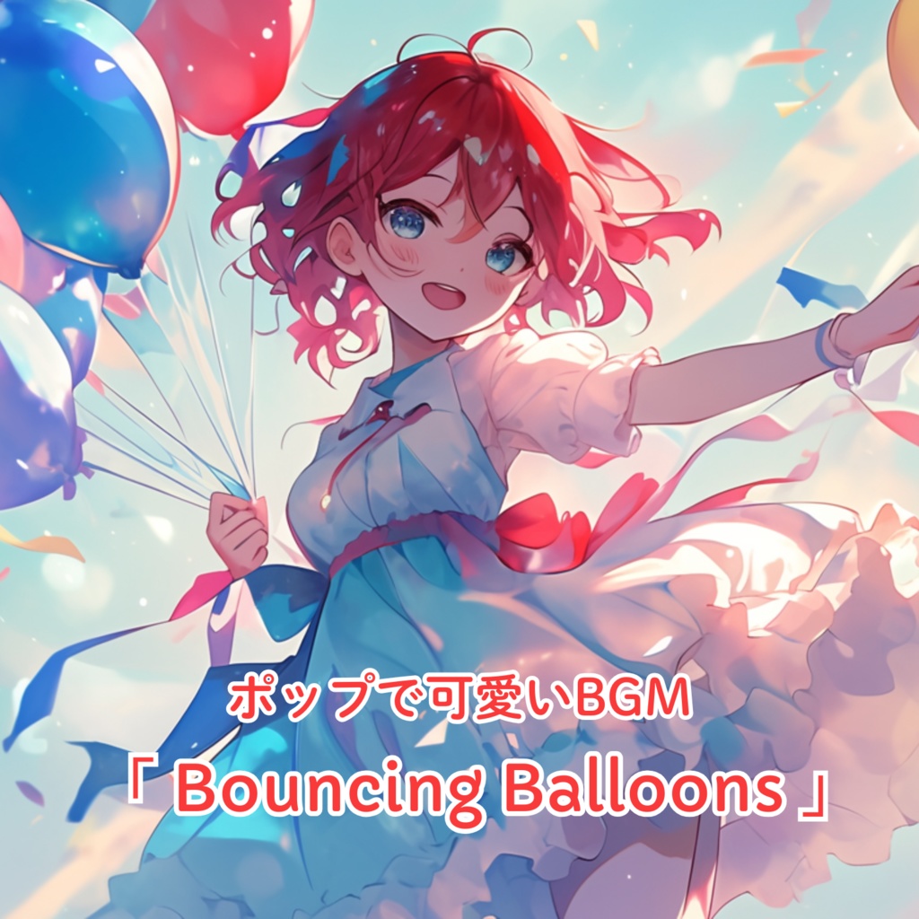 【フリーBGM】「Bouncing Balloons」ポップでかわいいBGM / 作業・配信 /
