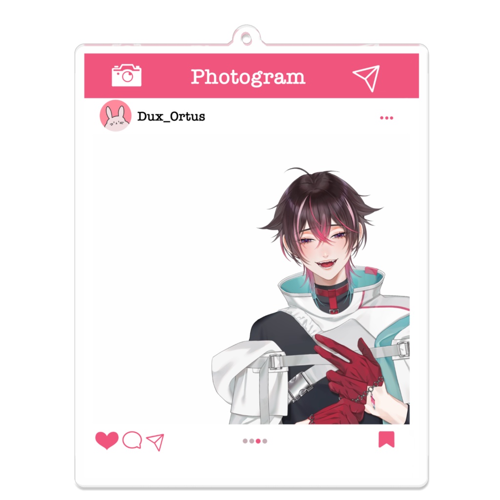 デュクス・オルトゥス インスタ風アクリルキーホルダー