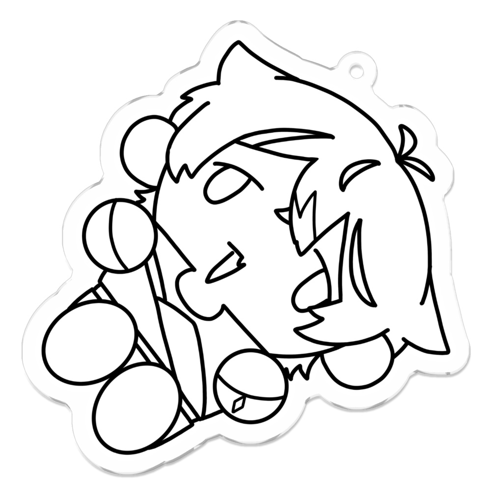 デュクス・オルトゥス おあ顔 アクリルキーホルダー