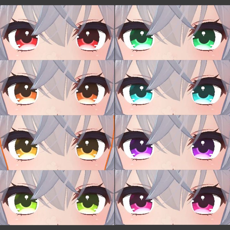 [VRCHAT] 狐雪 / Koyuki eyes texture / Anime Eyes Texture