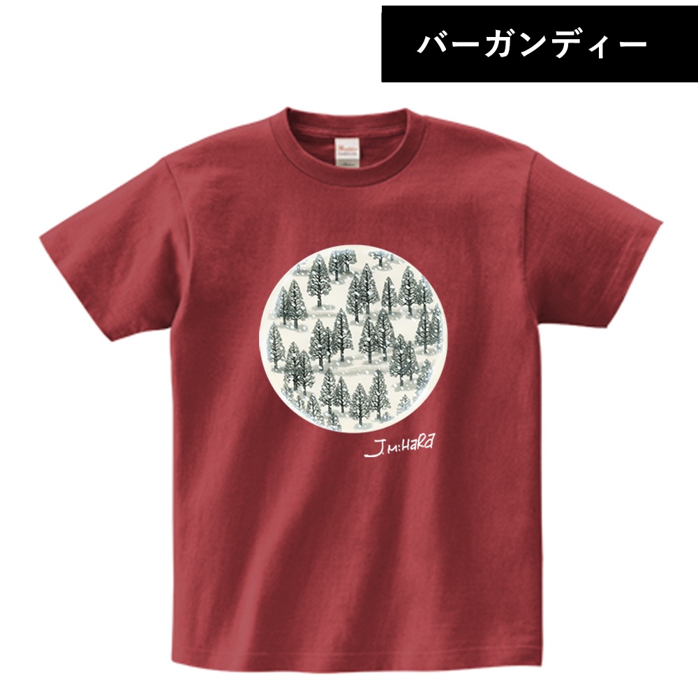 受付終了【期間限定・予約販売】はみだしっ子ラストページTシャツ(バーガンディ)