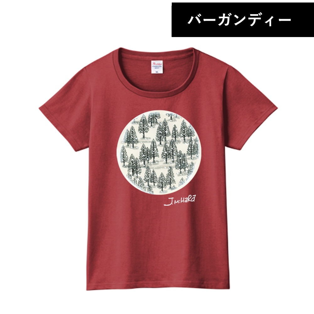 受付終了【期間限定・予約販売】はみだしっ子ラストページTシャツ(バーガンディ)