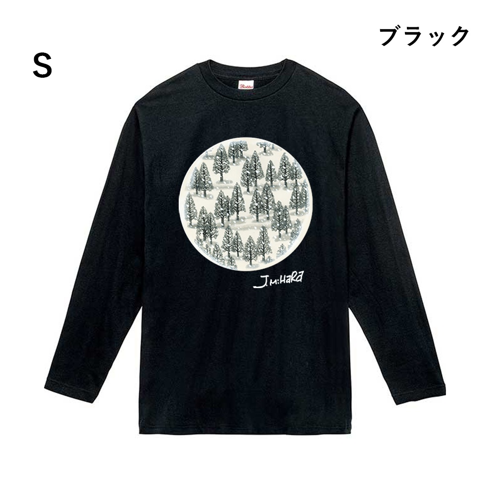 2024新作!【受注生産・受付終了】はみだしっ子ラストページ長袖Tシャツ(ブラック)