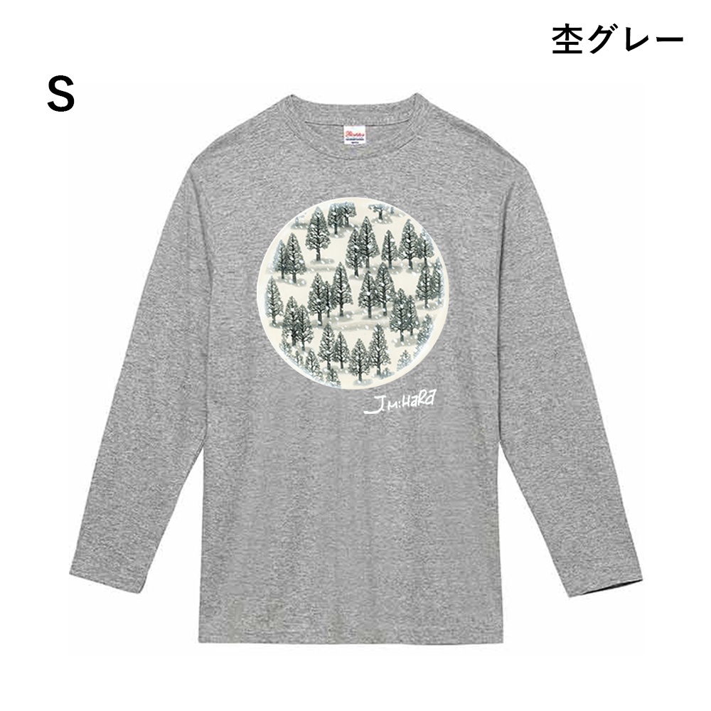 受付終了【2024受注生産】はみだしっ子ラストページ長袖Tシャツ（杢グレー）