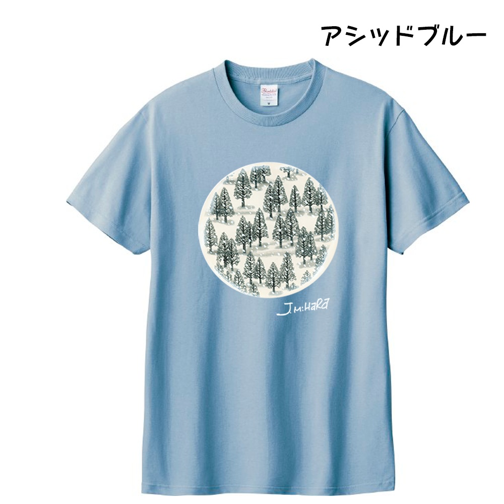 2024限定カラー【受注生産・受付終了】はみだしっ子ラストページTシャツ（アシッドブルー）