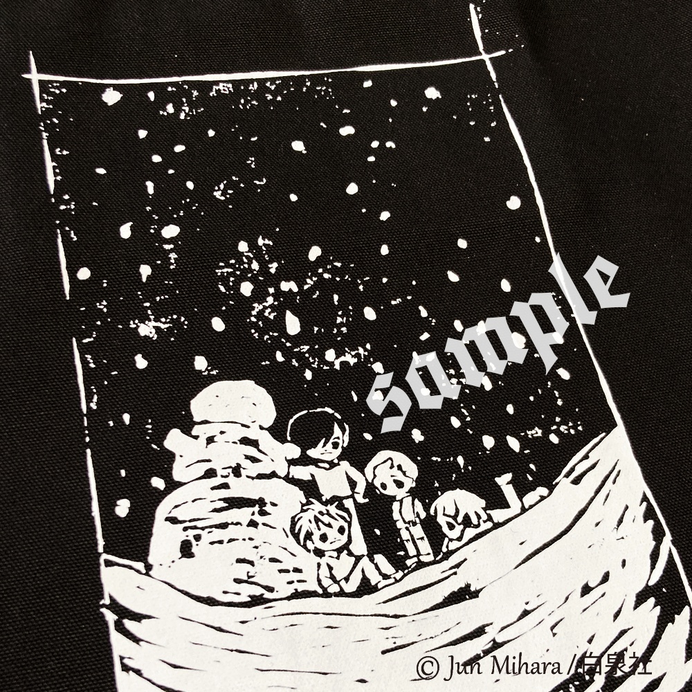 2026年新作!【受注生産・予約受付中】雪だるまに雪はふるトートバッグMインナーポケット付き