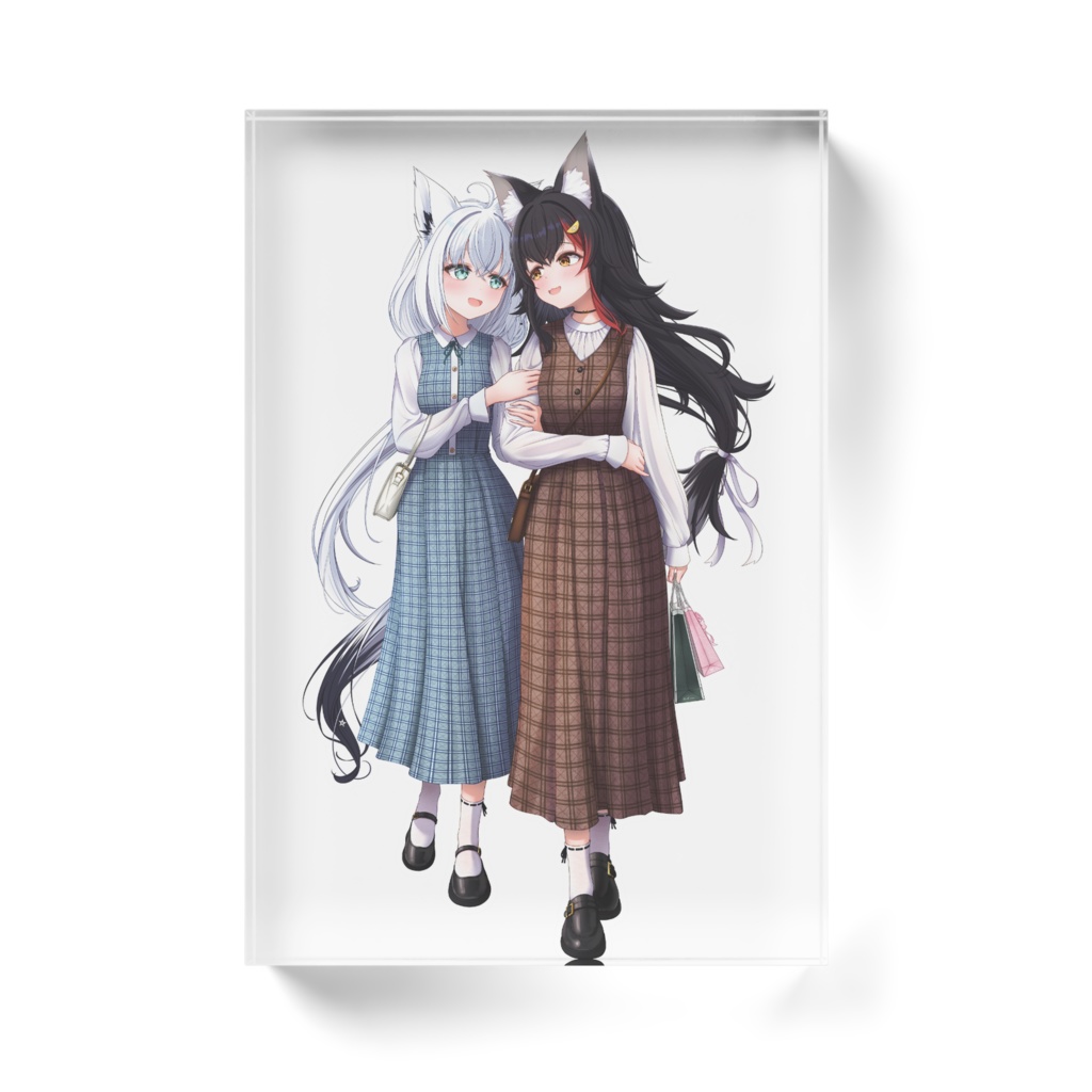 【非公式】大神ミオ&白上フブキ:デートアクリルブロック