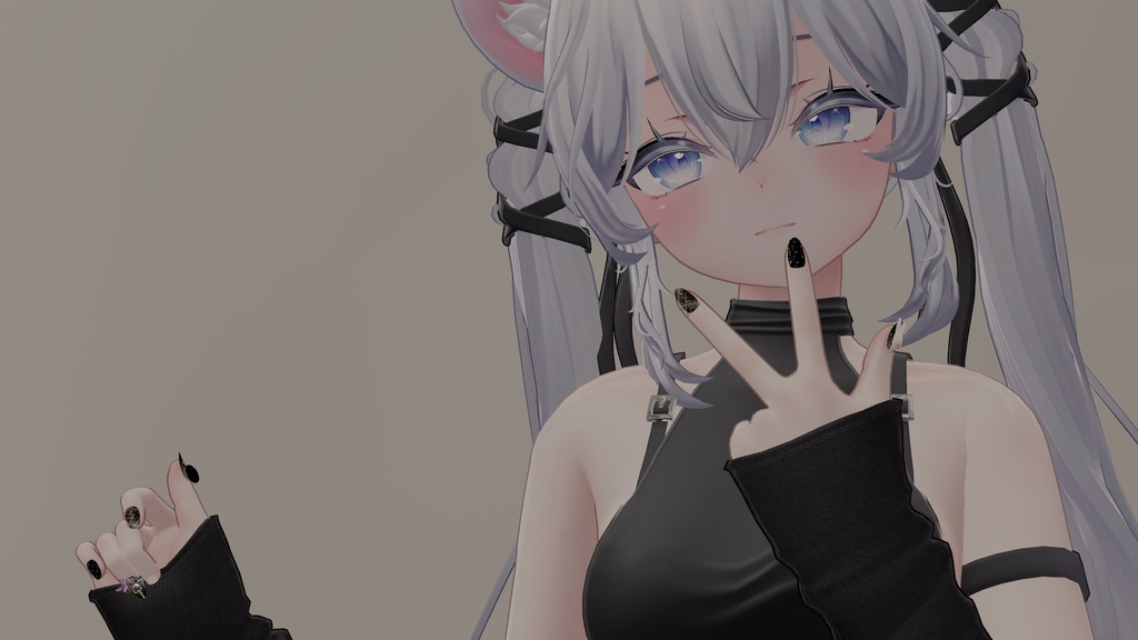 うさちゃんネイル【12アバター対応+追加予定】