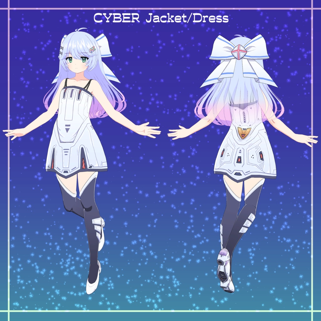 【VRChat向けオリジナル3Dモデル】メフィナ (MEPHINA)