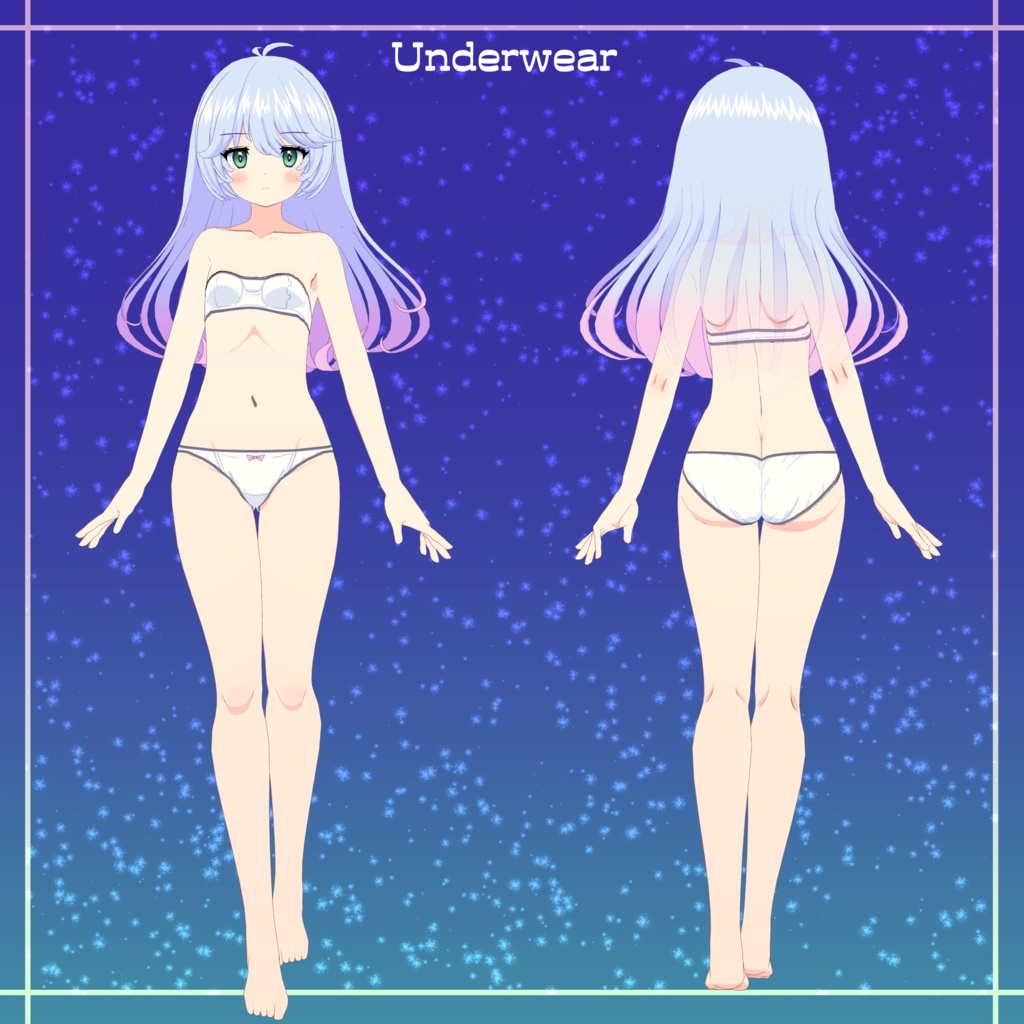 【VRChat向けオリジナル3Dモデル】メフィナ (MEPHINA)