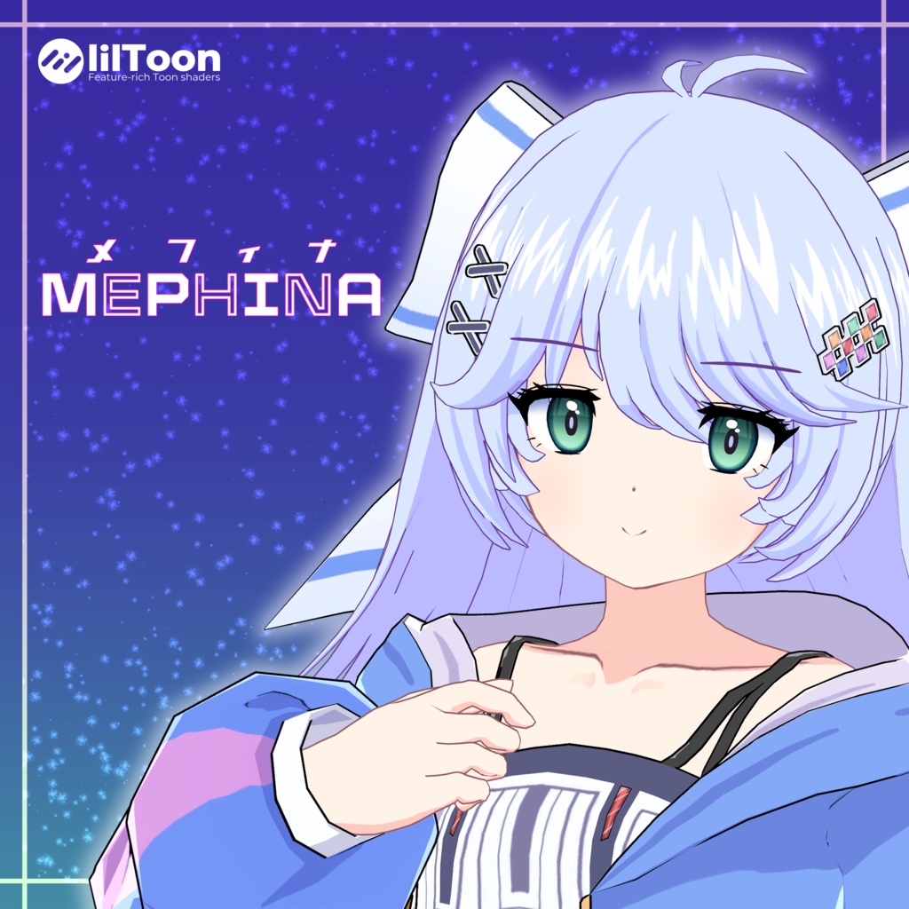 【VRChat向けオリジナル3Dモデル】メフィナ (MEPHINA)