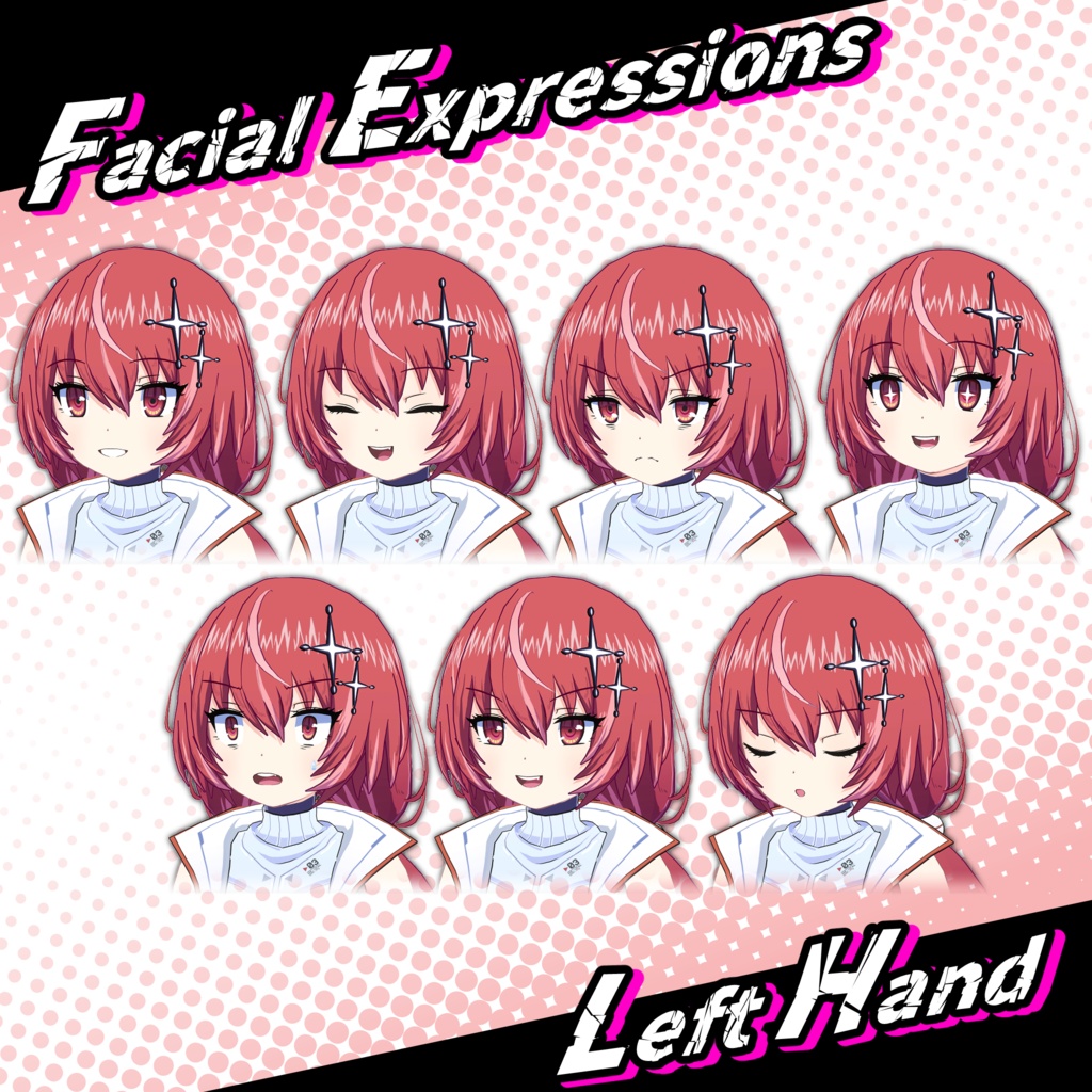 【VRChat向けオリジナル3Dモデル】ヴェルミア (VERMIA)