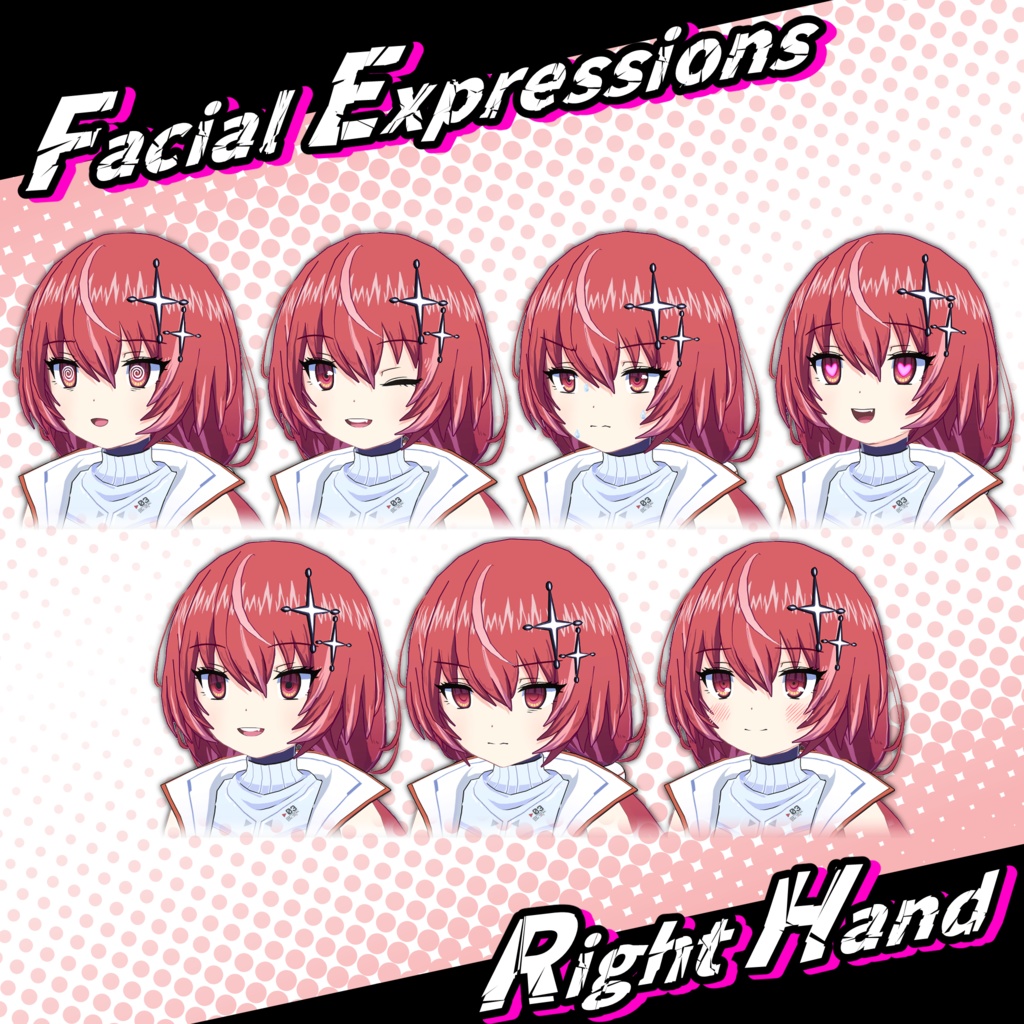 【VRChat向けオリジナル3Dモデル】ヴェルミア (VERMIA)