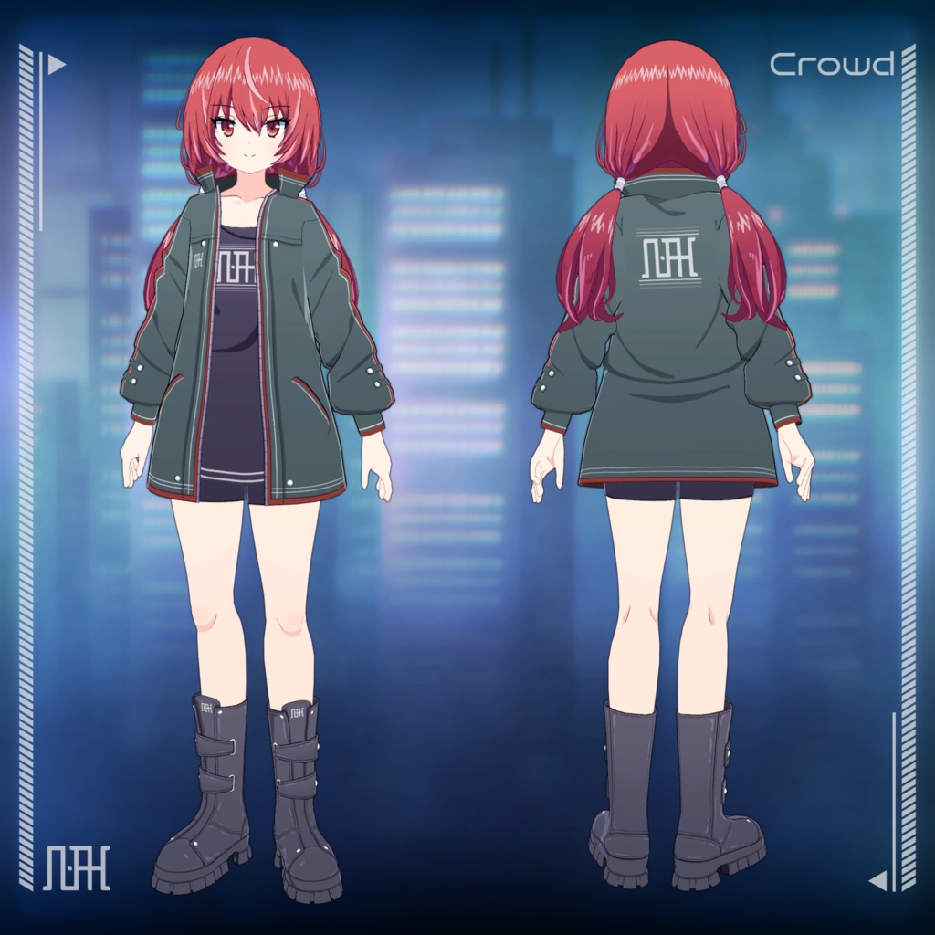 Crowd【メフィナ・ヴェルミア両対応専用衣装】