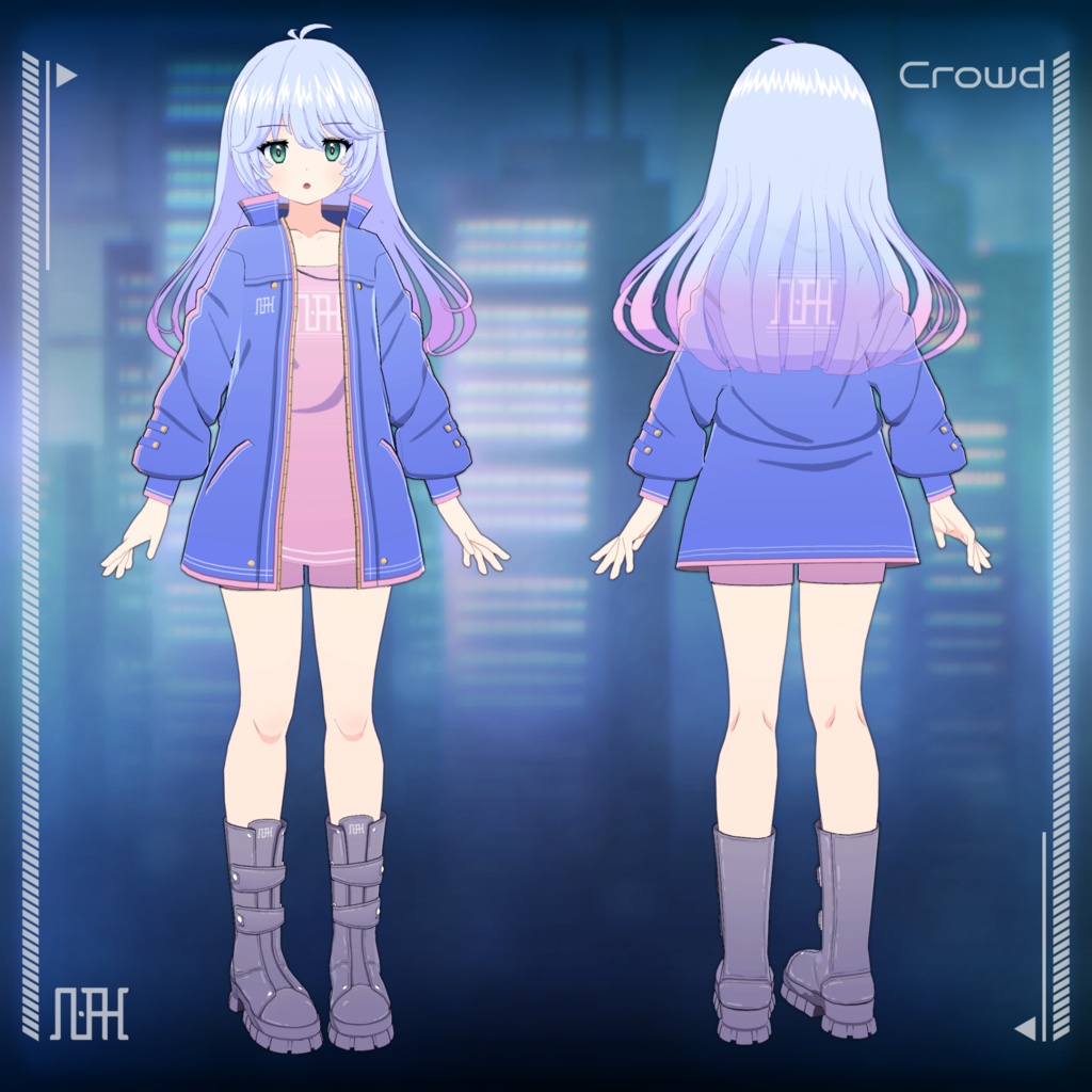 Crowd【メフィナ・ヴェルミア両対応専用衣装】