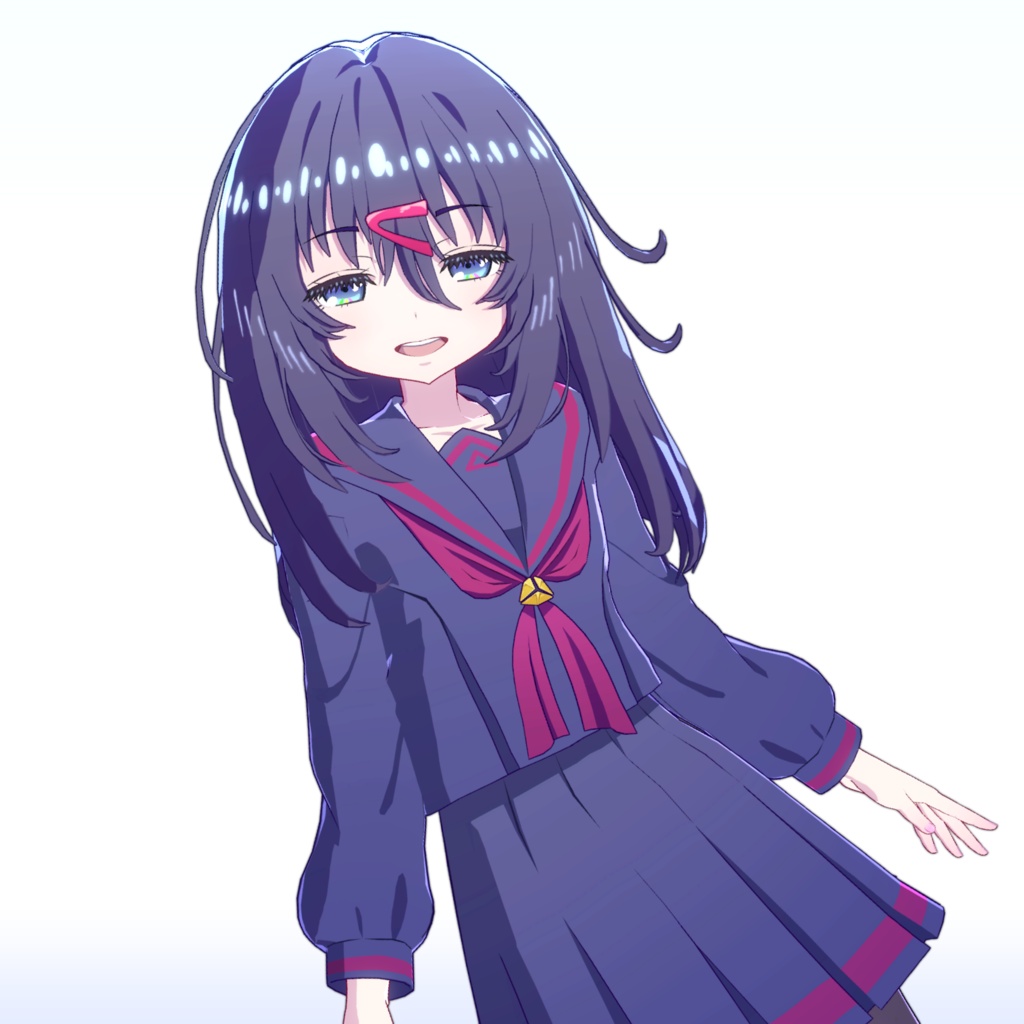 【VRChat向けオリジナル3Dモデル】星凪 ゆらぎ