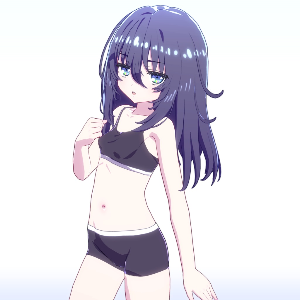 【VRChat向けオリジナル3Dモデル】星凪 ゆらぎ