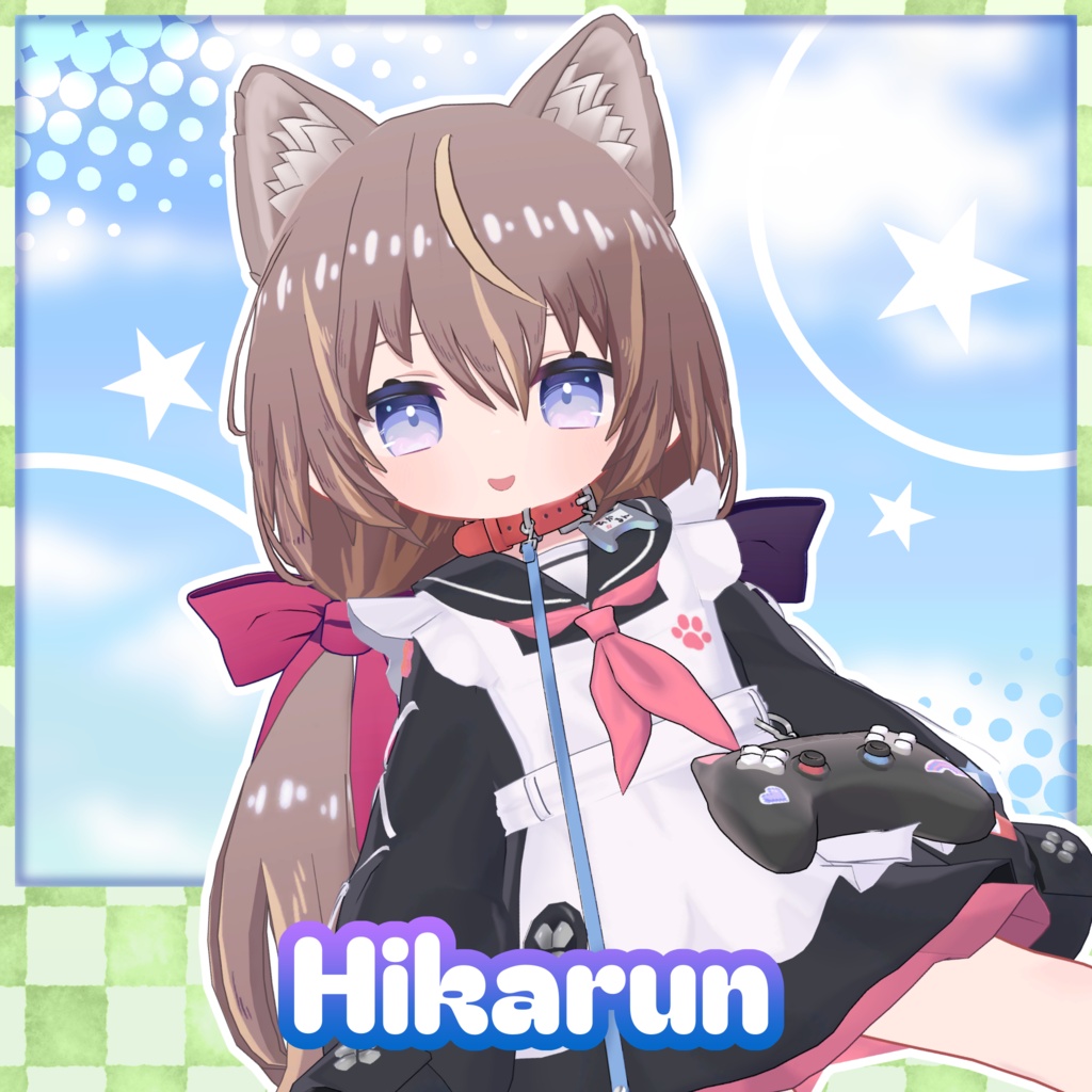 【3D髪型:複数アバター対応】Twintail Hair Type 01