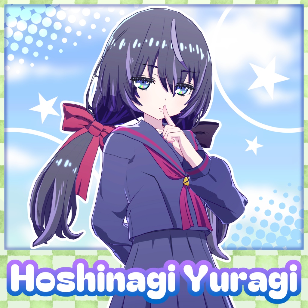 【3D髪型:複数アバター対応】Twintail Hair Type 01