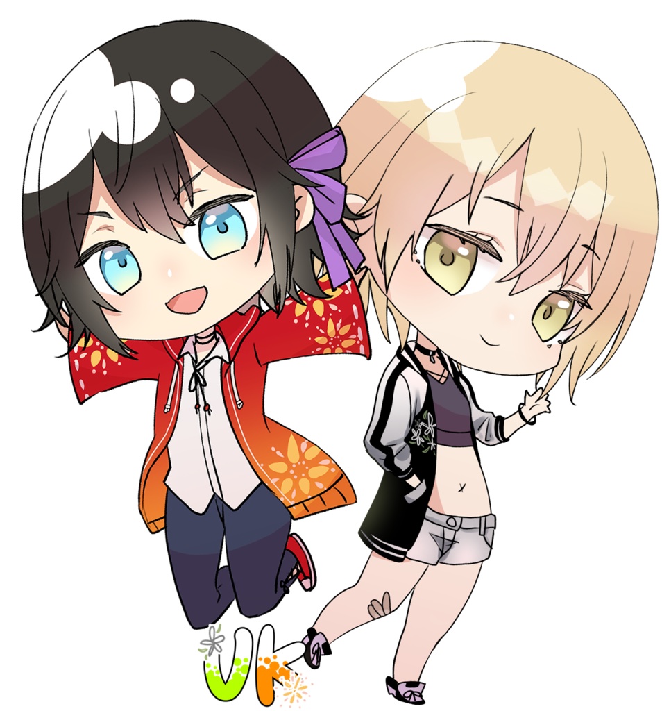 【UK-悠香と圭-】アクリルフィギュア【VTuber】