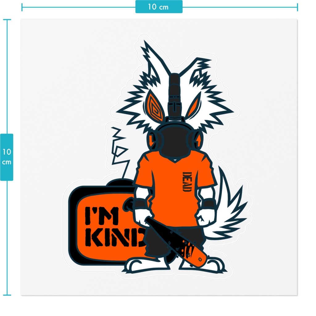 【創作】悪い子 クリアステッカー