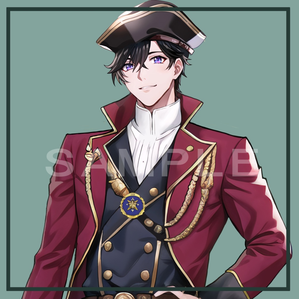 【立ち絵】海賊・海軍・青年立ち絵【男性】