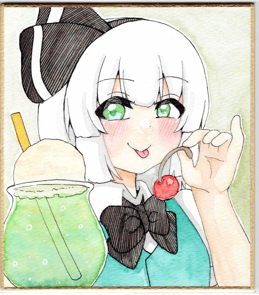 小色紙　魂魄妖夢