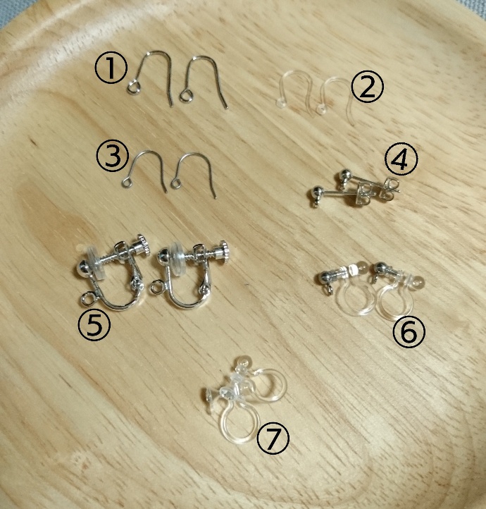 マンゴスチンのイヤーアクセ・シルバー