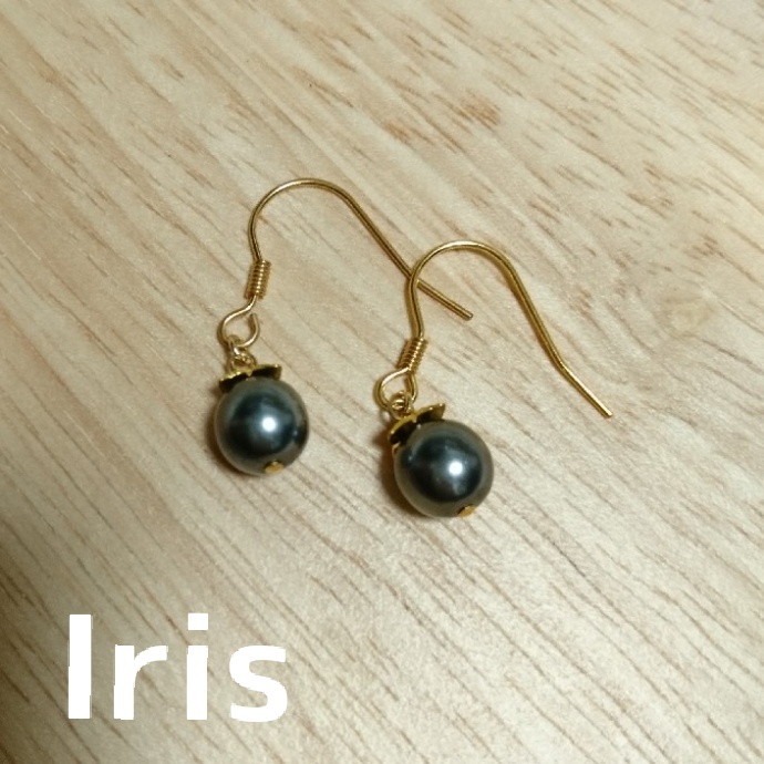 マンゴスチンのイヤーアクセ・ゴールド