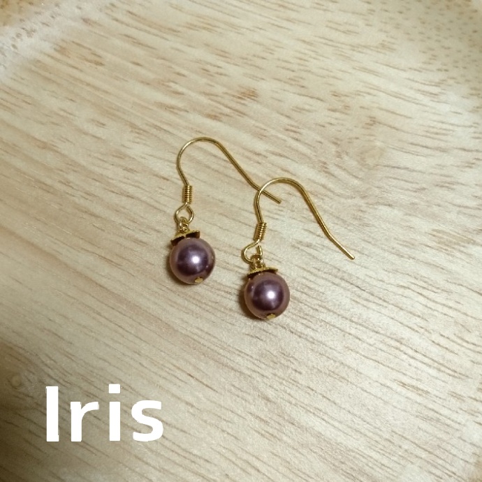 マンゴスチンのイヤーアクセ・ゴールド