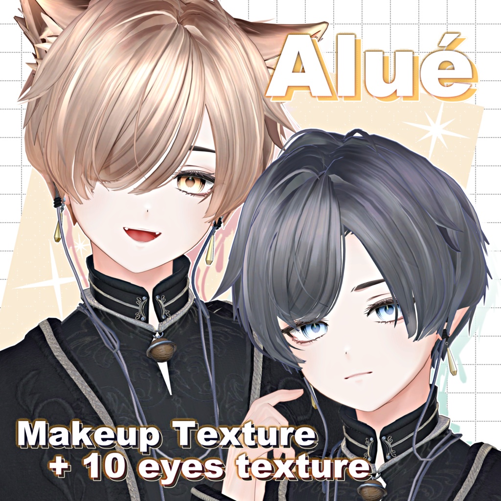 【 Alué 対応 】Makeup Texture + 10 eyes texture