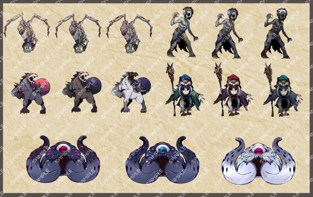 モンスターぎゅっとまとめパック vol.1【 SPLL : E111015(基本パック)E111016(完全パック)】