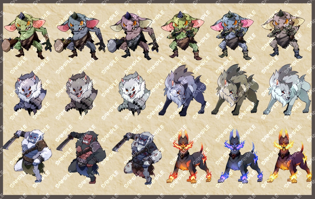 モンスターぎゅっとまとめパック vol.1【 SPLL : E111015(基本パック)E111016(完全パック)】