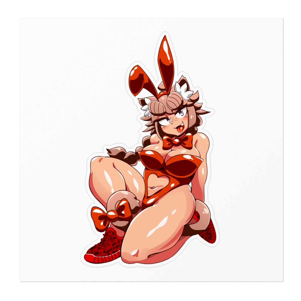 バニーなナツステッカー