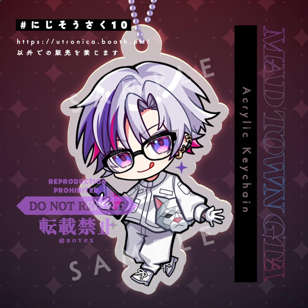【非公式】MT GTAアクリルキーチェーン/🥂✨