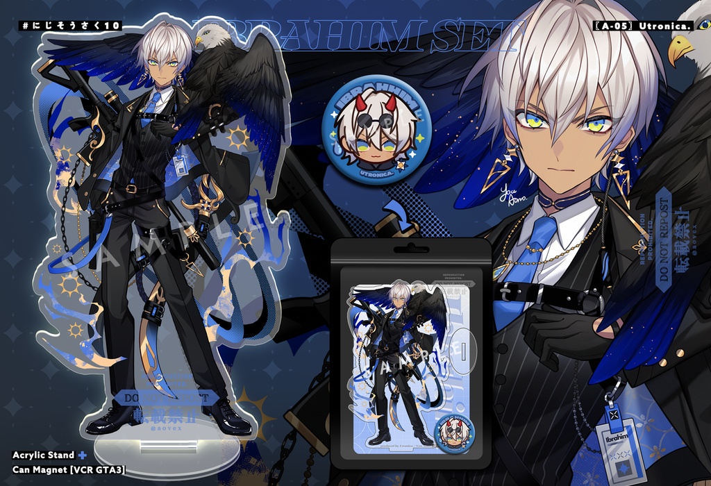 【非公式】アクリルスタンド+缶マグネットセット/💧