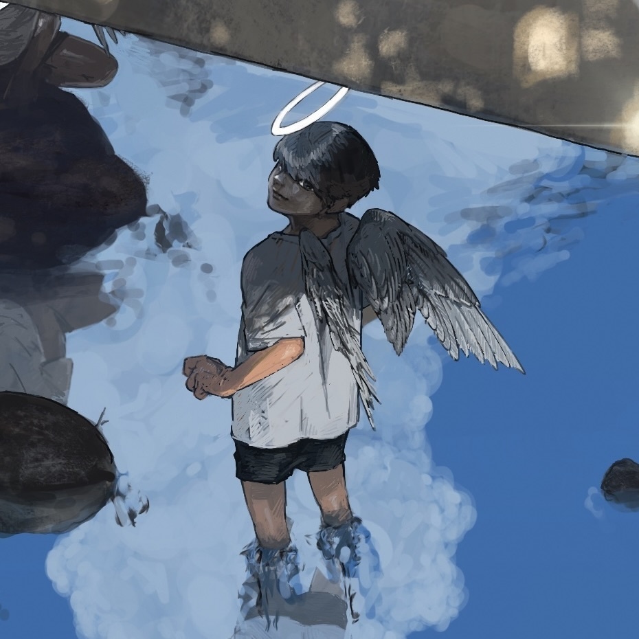 複製画(A3)「あちらがわ」