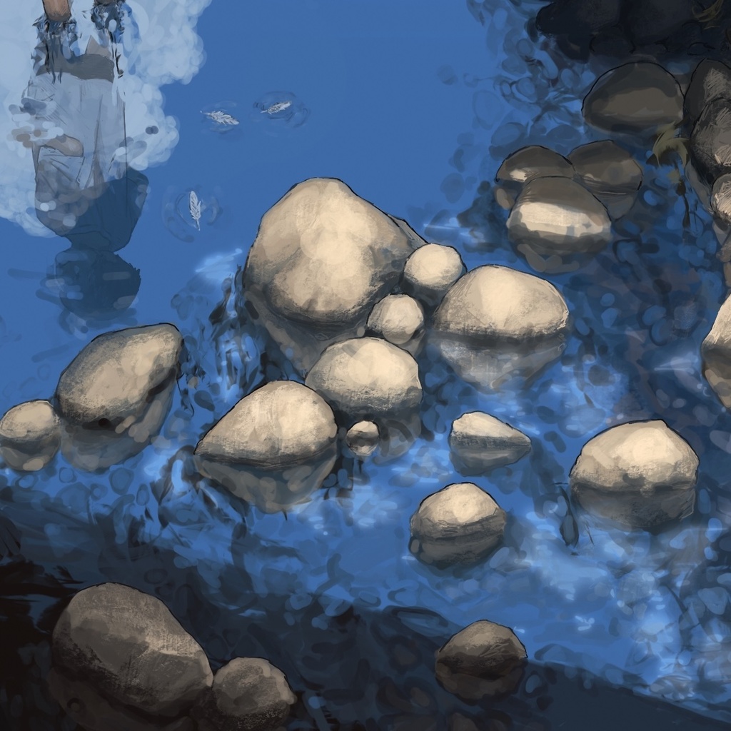 複製画(A3)「あちらがわ」