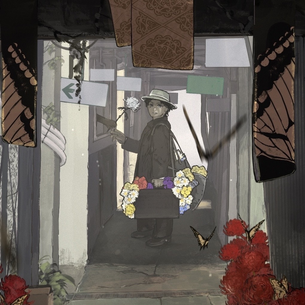 複製画(A3)「彼岸」