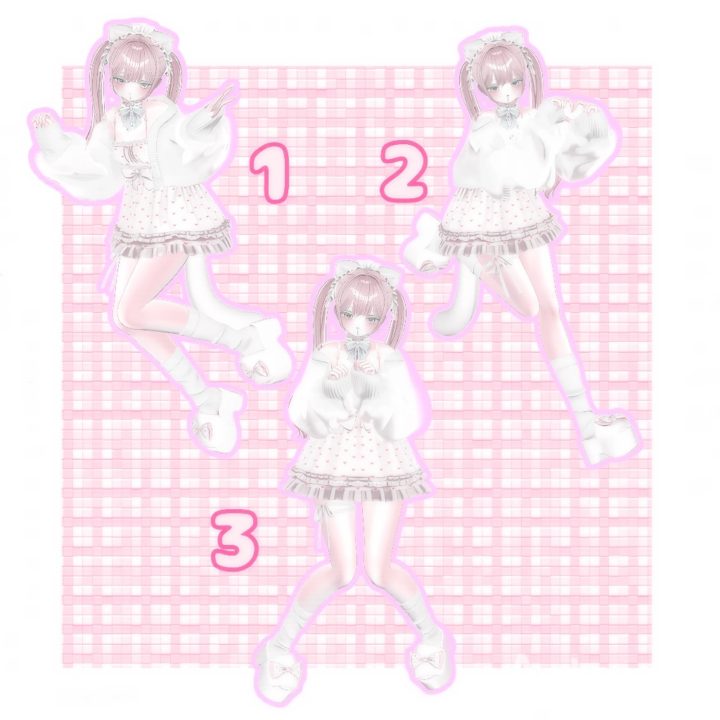 ♡にゃんにゃんもちポーズ集♡【期間限定無料】