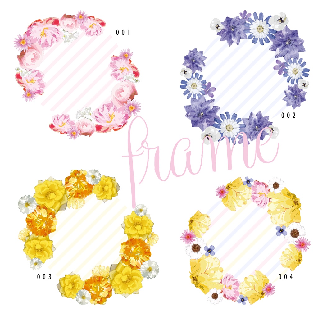 同人誌用素材セット1Flower