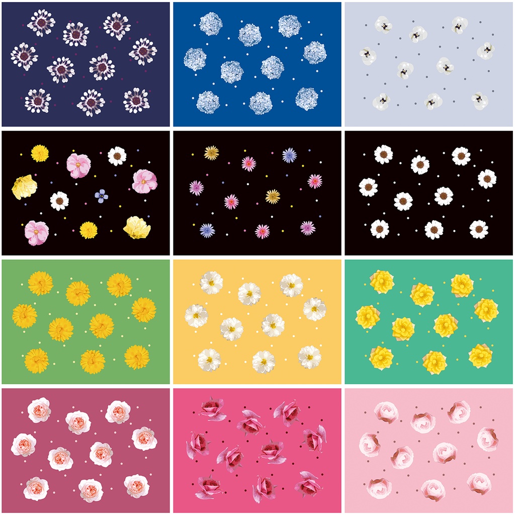 同人誌用素材セット1Flower