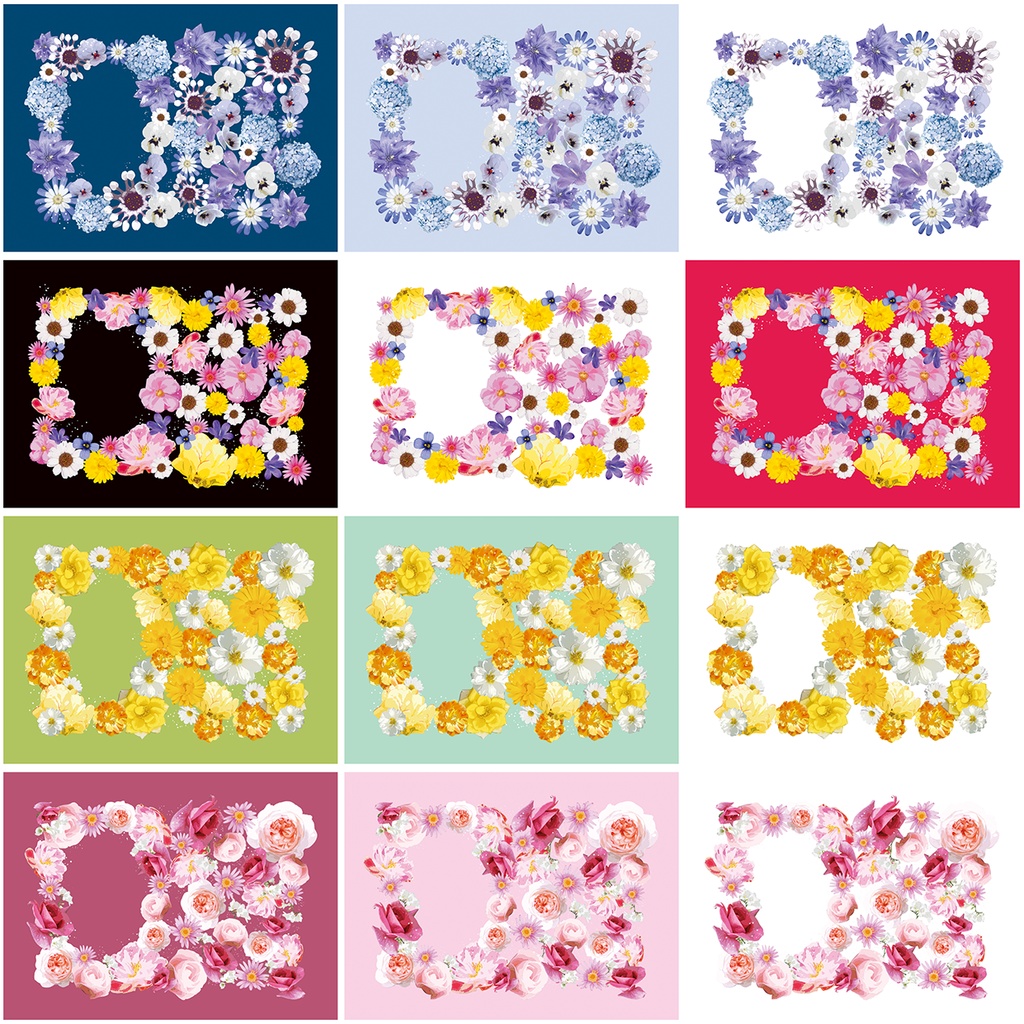 同人誌用素材セット1Flower