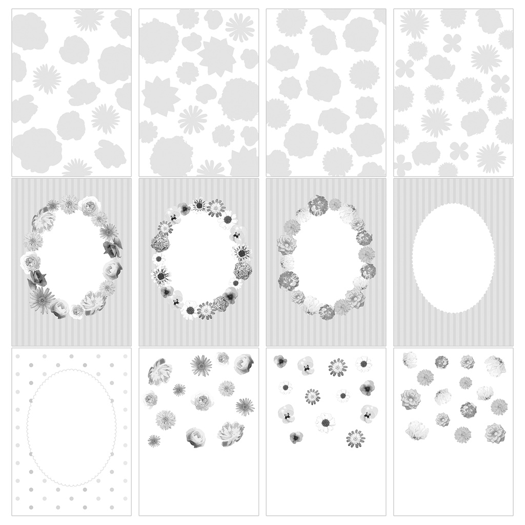 同人誌用素材セット1Flower