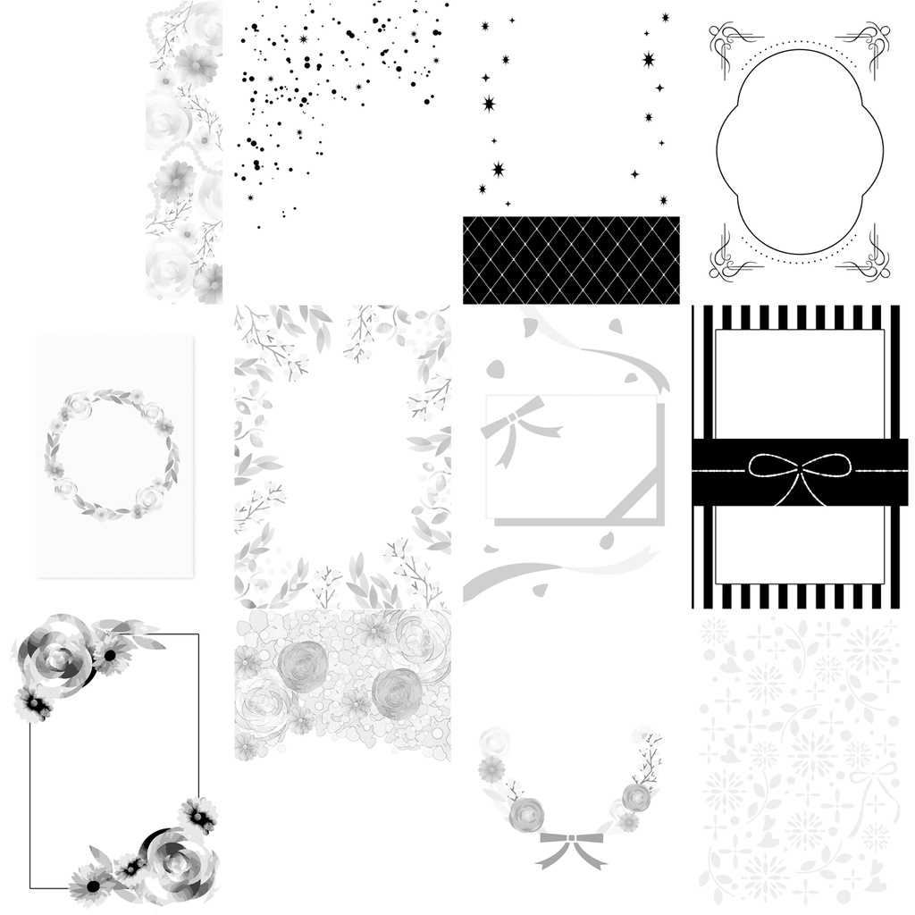 同人誌用素材セット2Wedding