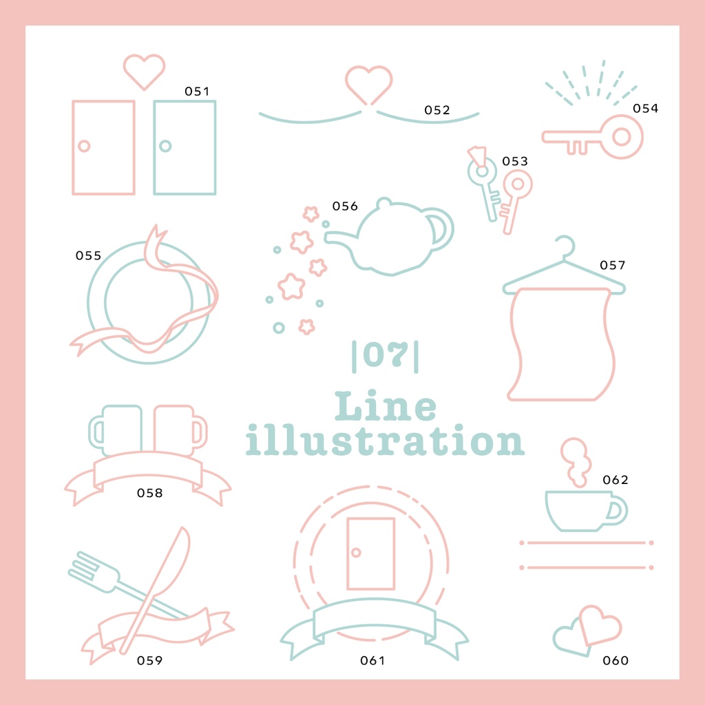 同人誌用素材セット4Room