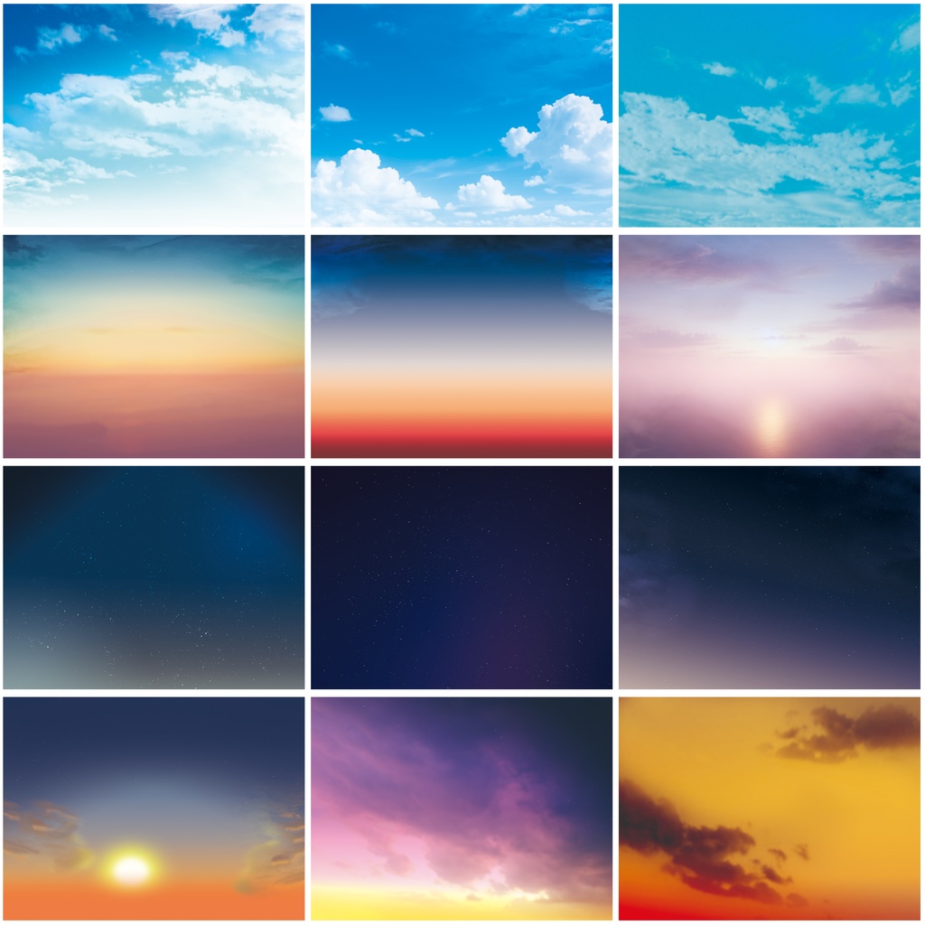 同人誌用素材セット5Sky