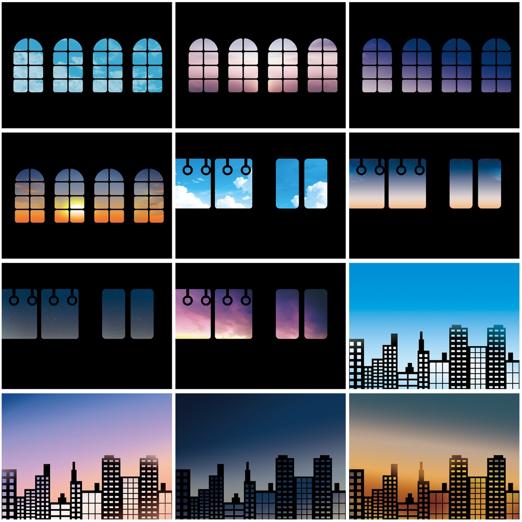 同人誌用素材セット5Sky